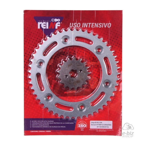 [REINF] Kit de transmisión C23 Corona Piñon 49 17-428 XR 150L 125