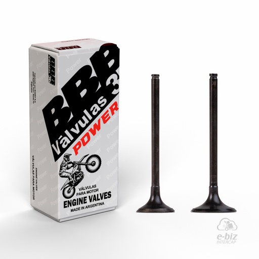 [BBB] Jgo de Válvulas Valvula Power 1X ADM-40419 ESC-40420 Twister CBX 250 Tornado