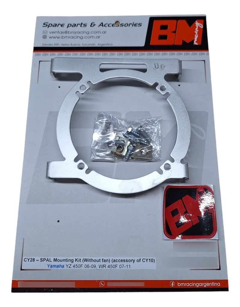 Soporte Electro Spal, Yamaha Wr 450f 07-11 Aluminio
