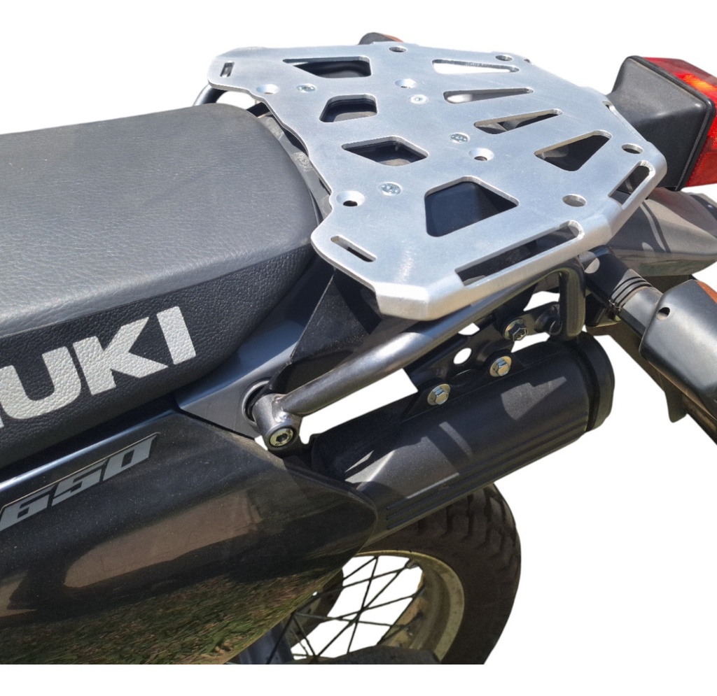 Base Soporte Para Bolso Suzuki Dr 650 Aluminio/negro