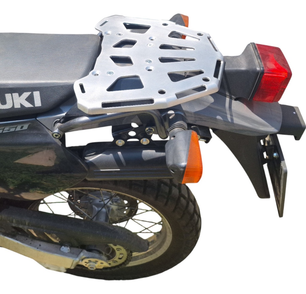 Base Soporte Para Bolso Suzuki Dr 650 Aluminio/negro
