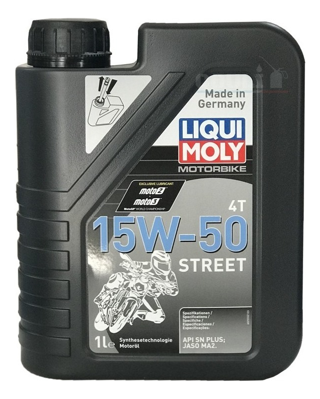 Aceite Para Motor Liqui Moly Semi-sintético 15w-50 Para Motos Y Cuatriciclos X 1l