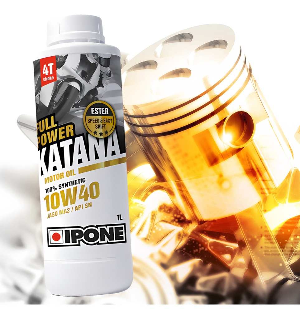 Aceite Moto Sintetico Katana Full Power 4t 10w40 1l Ipone