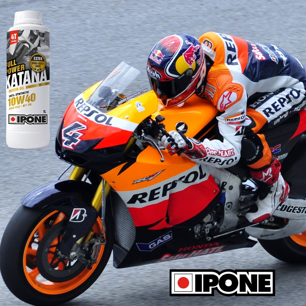 Aceite Moto Sintetico Katana Full Power 4t 10w40 1l Ipone