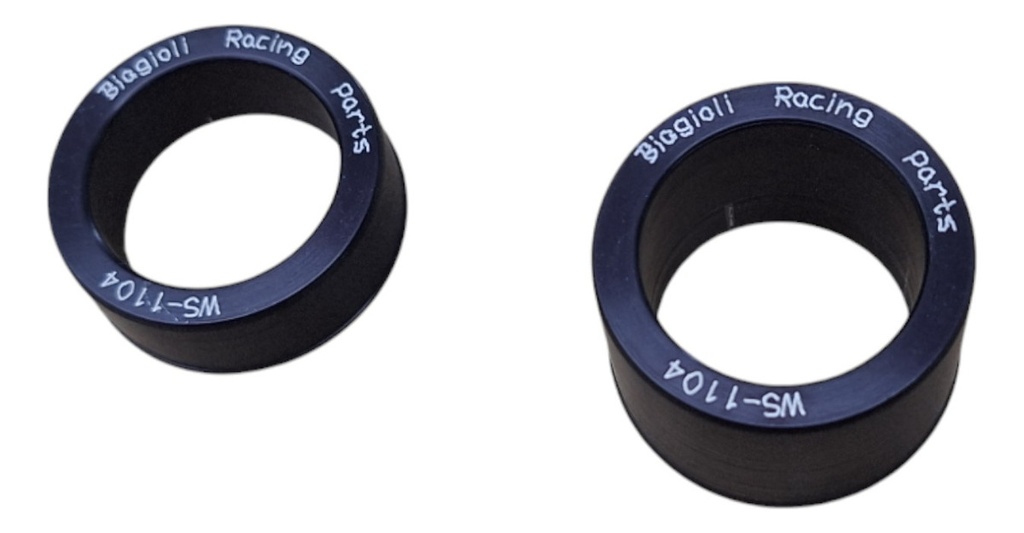 Bujes Separador Rueda Del Yamaha Eje 22mm