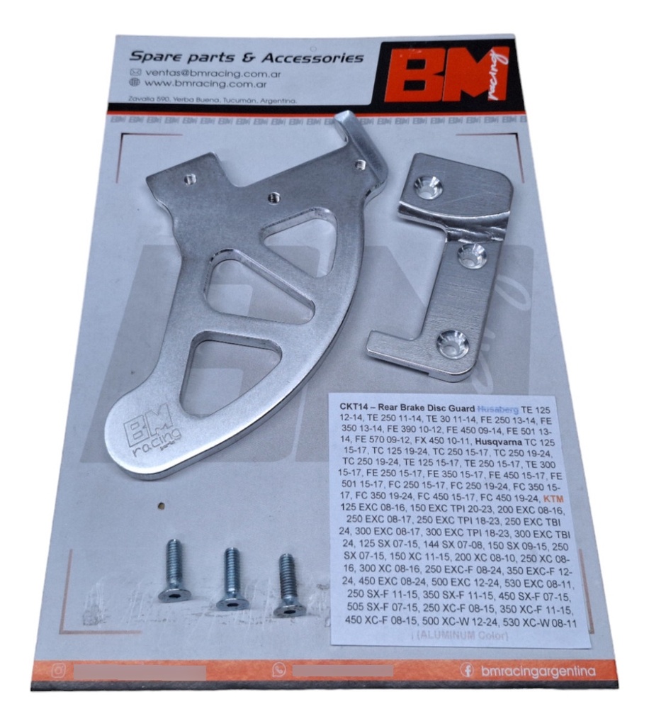 Protector Disco Fren Tras Ktm/Husaberg/Sherco