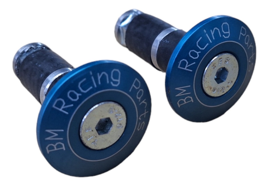 Punteras Manubrio (bar Ends) Diámetro De 13 A 15mm Azul