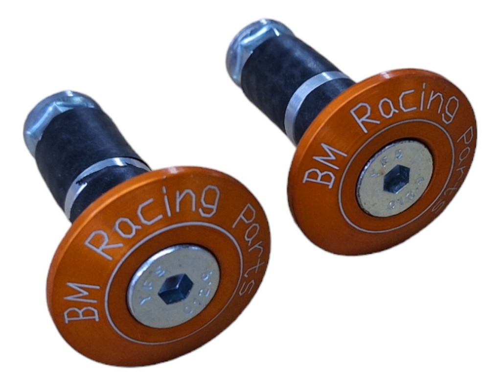 Punteras Manubrio (bar Ends) Diámetro De 13 A 15mm Naranja