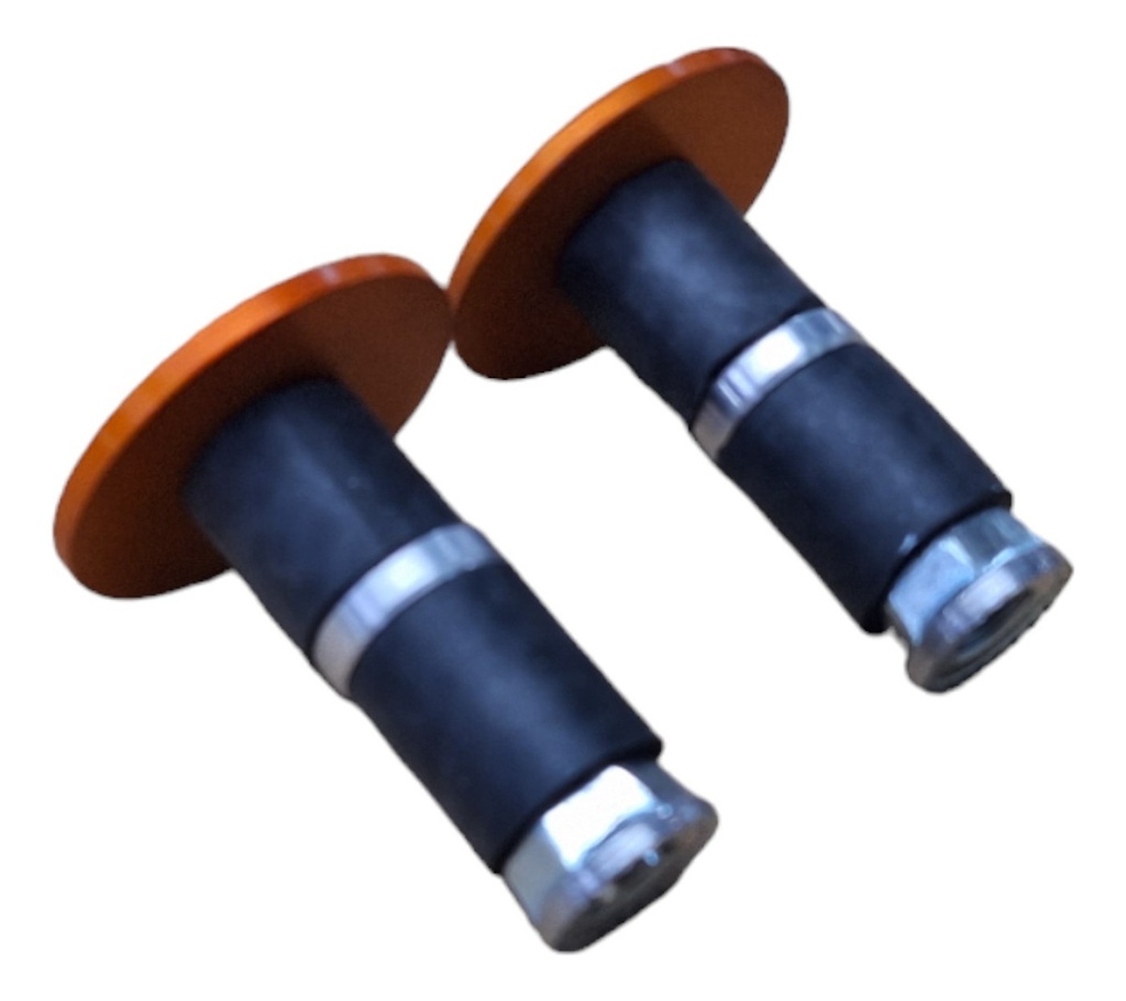 Punteras Manubrio (bar Ends) Diámetro De 13 A 15mm Naranja