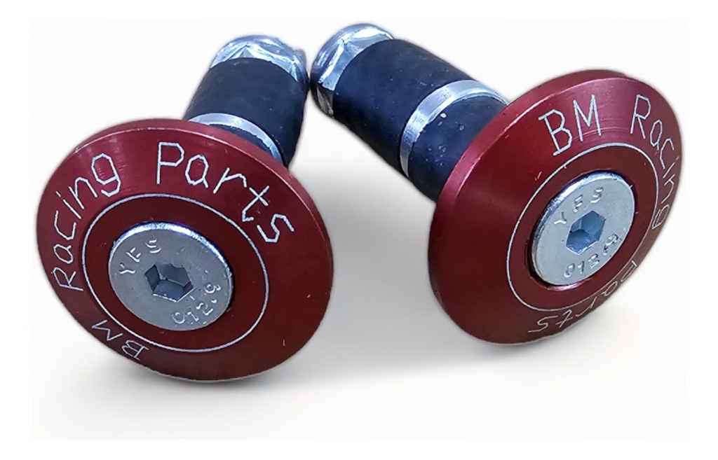 Punteras Manubrio (bar Ends) Diámetro De 13 A 15mm Rojo