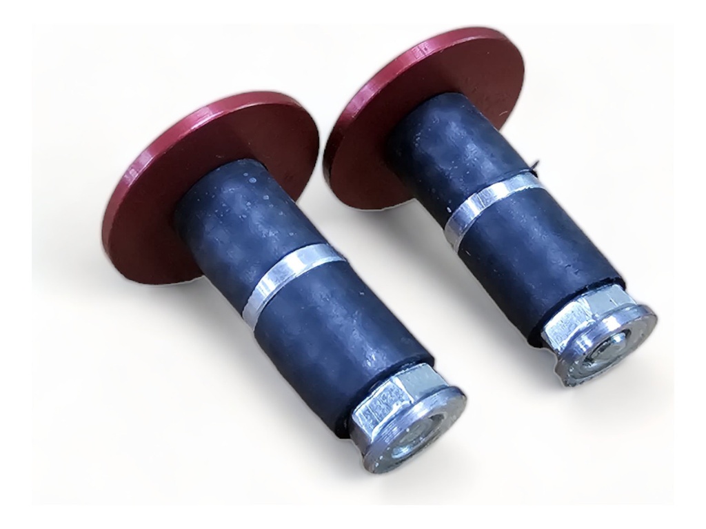 Punteras Manubrio (bar Ends) Diámetro De 13 A 15mm Rojo