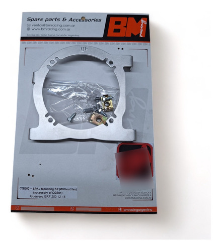 [CGE03] Soporte de electro ventilador SPAL Guerrero GRF 250 2012-2018 (Accesorio de CGE01)