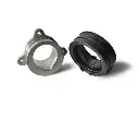 Brida Admision Swm Rs 300 Cuerpo Aluminio + Goma Boca Admision- Bm Racing