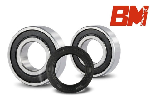 [WB-2000] BM Racing - Kit Rodamientos Rueda Trasera Honda Crf230L 08-23, Crf230M 09, Xlr125 (Euro) 98, Xr125L (Euro) 04-11, Xr190 (Euro) 17, Xr 250 Tornado 98-23