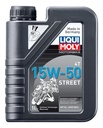 Aceite Motor Liqui Moly Motorbike 4T Street Semisintetico 15W50 X 1L