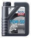 Aceite Motor Liqui Moly Motorbike 4T Street Semisintetico 15W50 X 1L