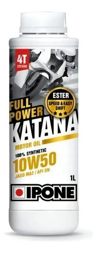 Aceite Motor Ipone Katana Full Power 10W50 X 1L