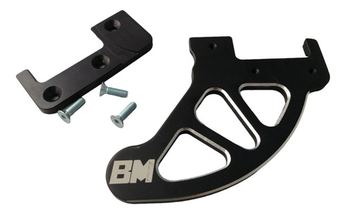 [CKT46NE] Protector disco de freno trasero (Magura rear caliper) Husqvarna 2018-2021 (Montado sobre caliper OEM 24013080001 & 25013080001) (Negro)