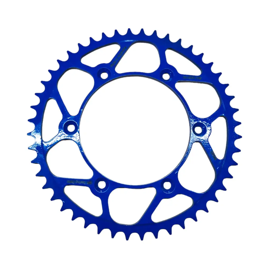 [RS-0251Z47NE] Corona Ultraliviana Acero Honda XR 250 Tornado 98-25, Yamaha YZ 125 99-25, YZ 250 99-25, YZ 250X 16-25, YZ 250F 03-25, YZ 450F 01-25, WR 250F 03-25, WR 450F 03-25, YZ 450FX 16-25, YZ 250FX 16-25 (47, Negro)