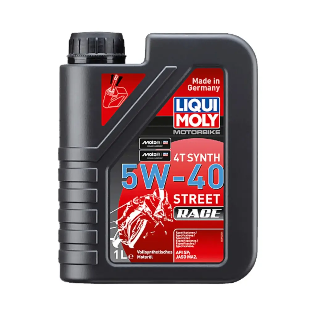 [2592] Liqui Moly - Aceite de motor Motorbike 4T Synth 5W-40 Street Race x 1L