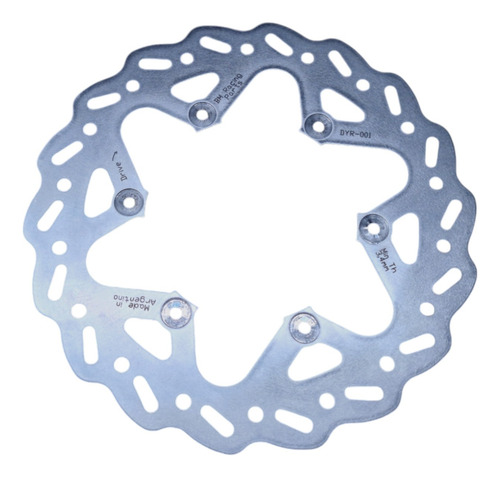 [DYR-001] Disco Fijo Ventilado Trasero (4Mm) (245Mm Diametro) (Reemplaza Oem 2S2-2582W-70-00, B11-2582W-00-00, B11-2582W-10-00) Yamaha Yz 125 02-21,