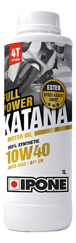 [800336] Aceite Motor Ipone Katana Full Power 10W40 X 1L