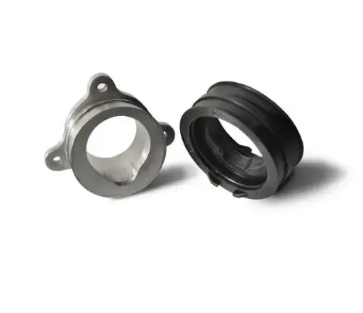 [BASW-001] Brida Admision Swm Rs 300 Cuerpo Aluminio + Goma Boca Admision- Bm Racing