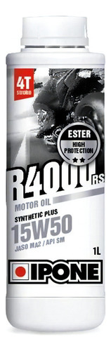 [800369] Aceite Motor Ipone R4000 Semi Sintetico 15W50 X 1L